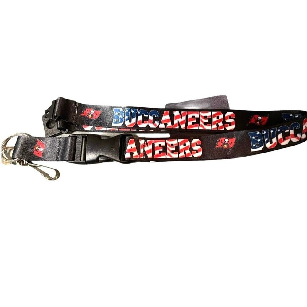 Celebrate USA 250 Years w/Tampa Bay Buccaneers Lanyard Keychain Stars&Stripes